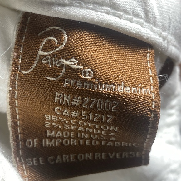 PAIGE | White Denim Jeans | Size 25 - Picture 7 of 8